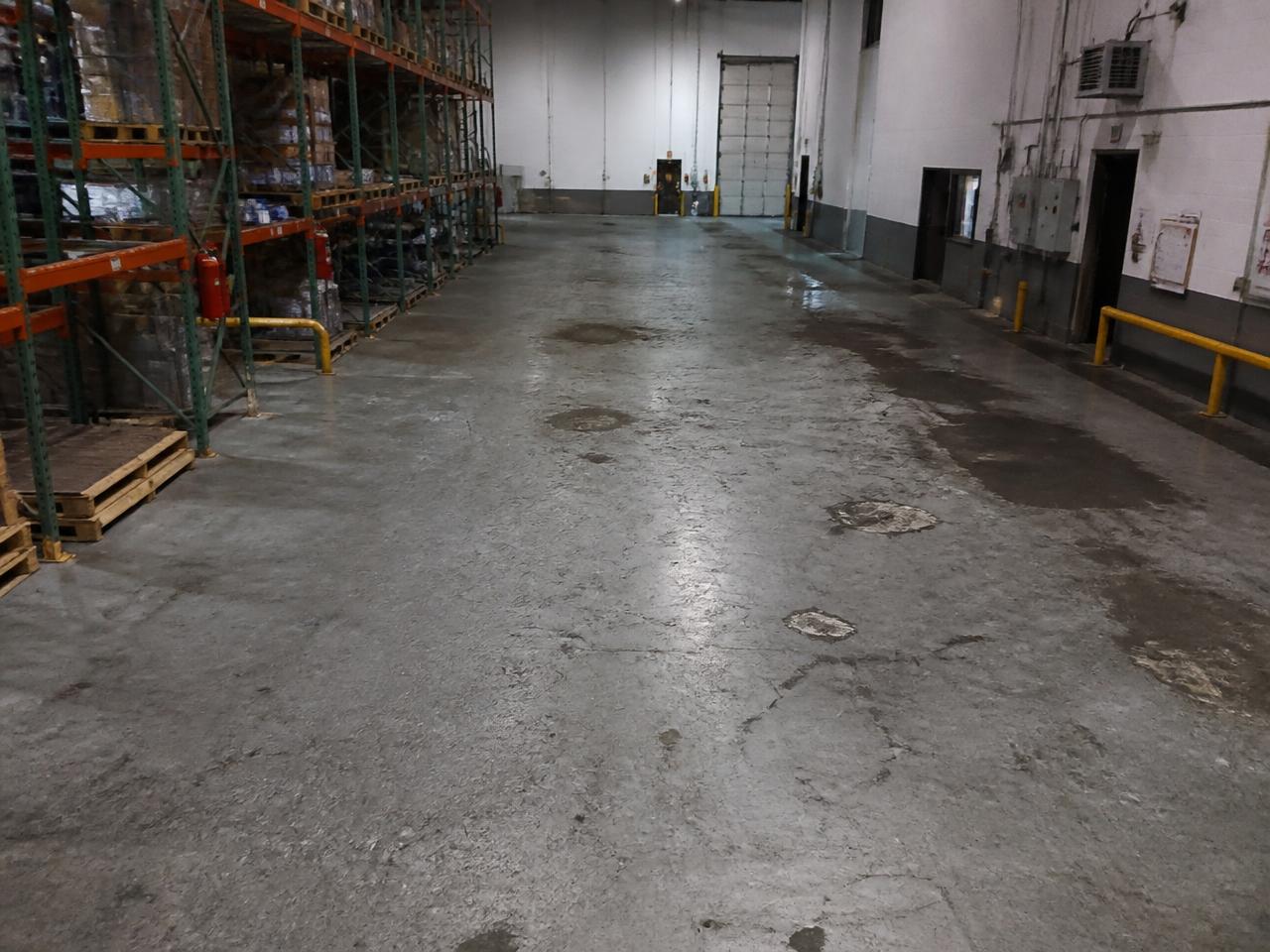 Industrial Warehouse Floor before renovation